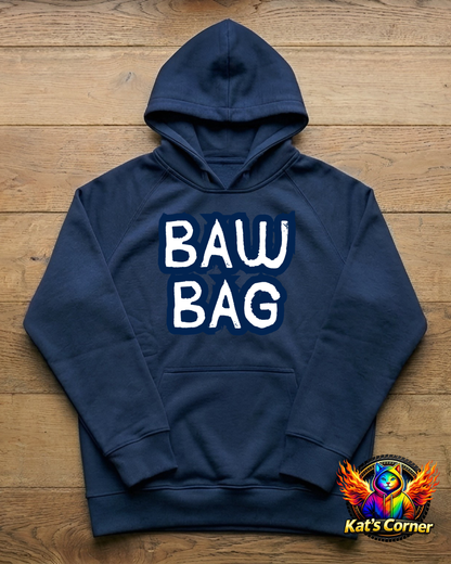 "Baw Bag" Navy Unisex Hoodie