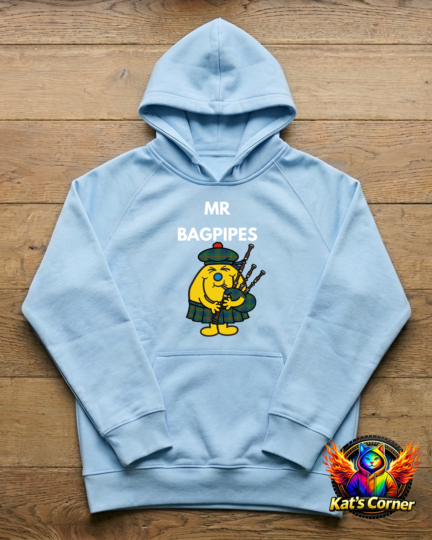 "Mr Bagpipes" Mens Hoodie