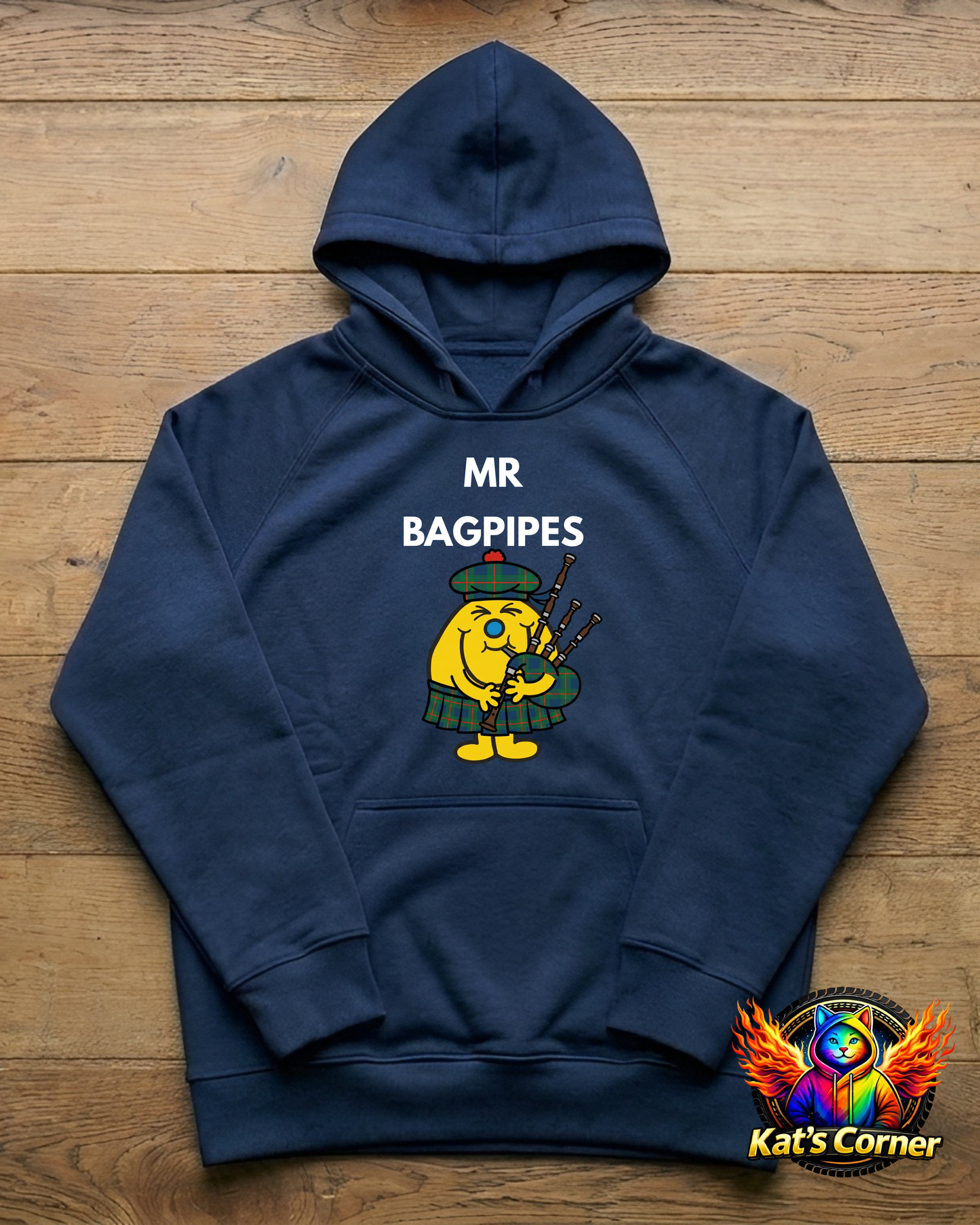 "Mr Bagpipes" Mens Hoodie