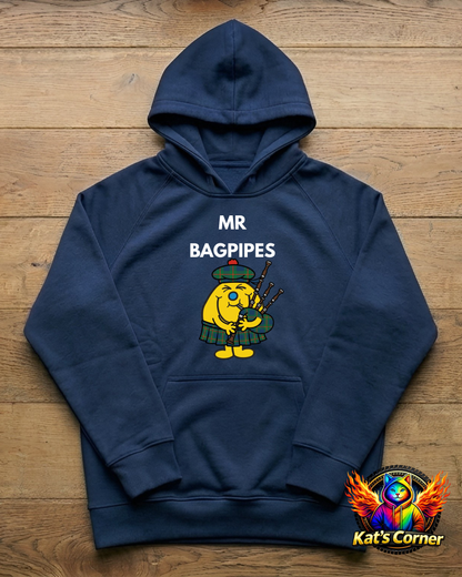 "Mr Bagpipes" Mens Hoodie