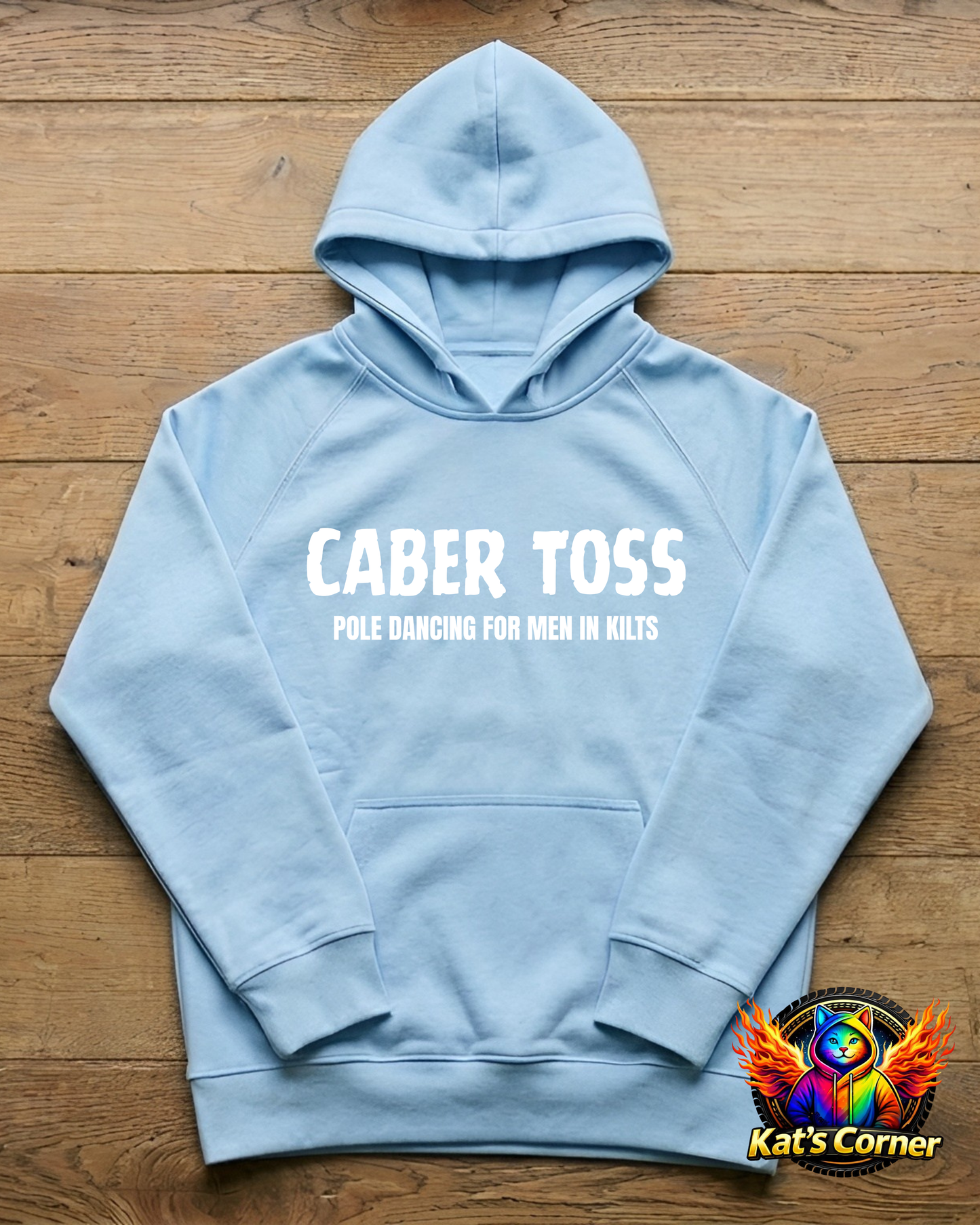 "Caber Toss – Pole Dancing for Men in Kilts" Unisex Hoodie