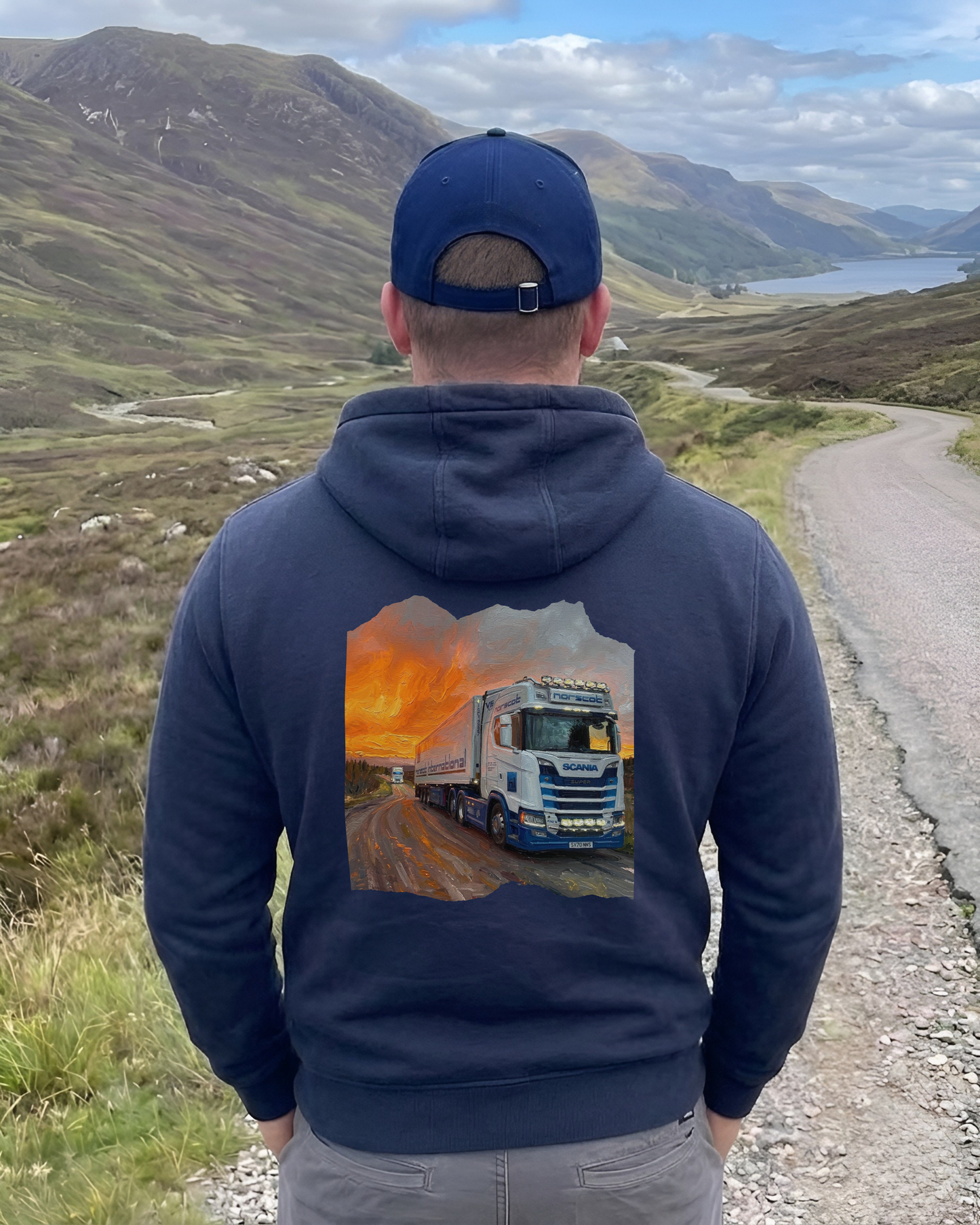 Moscow Scania 730 Sunset Unisex Hoodie