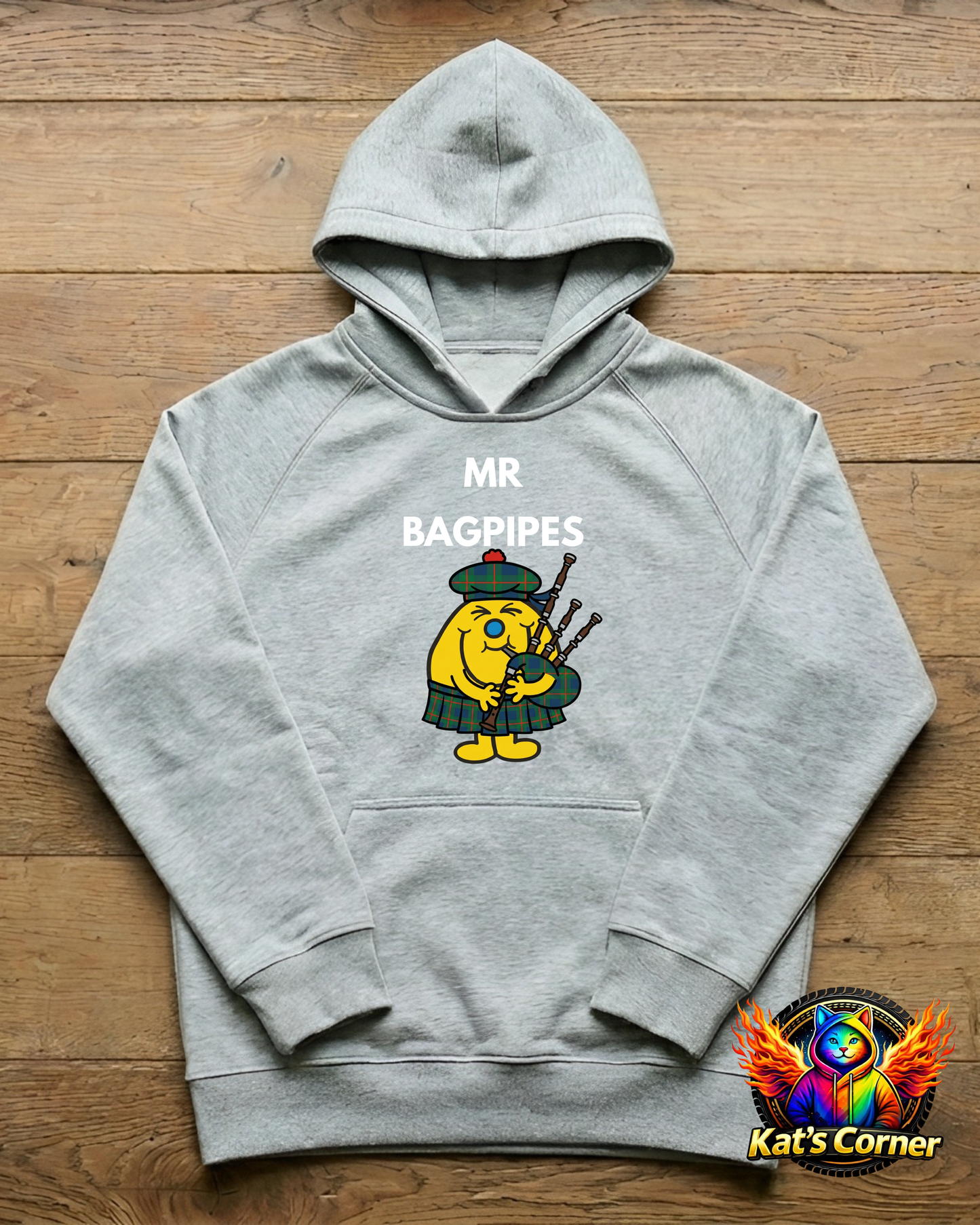 "Mr Bagpipes" Mens Hoodie