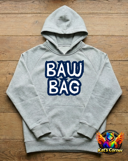 "Baw Bag" Navy Unisex Hoodie