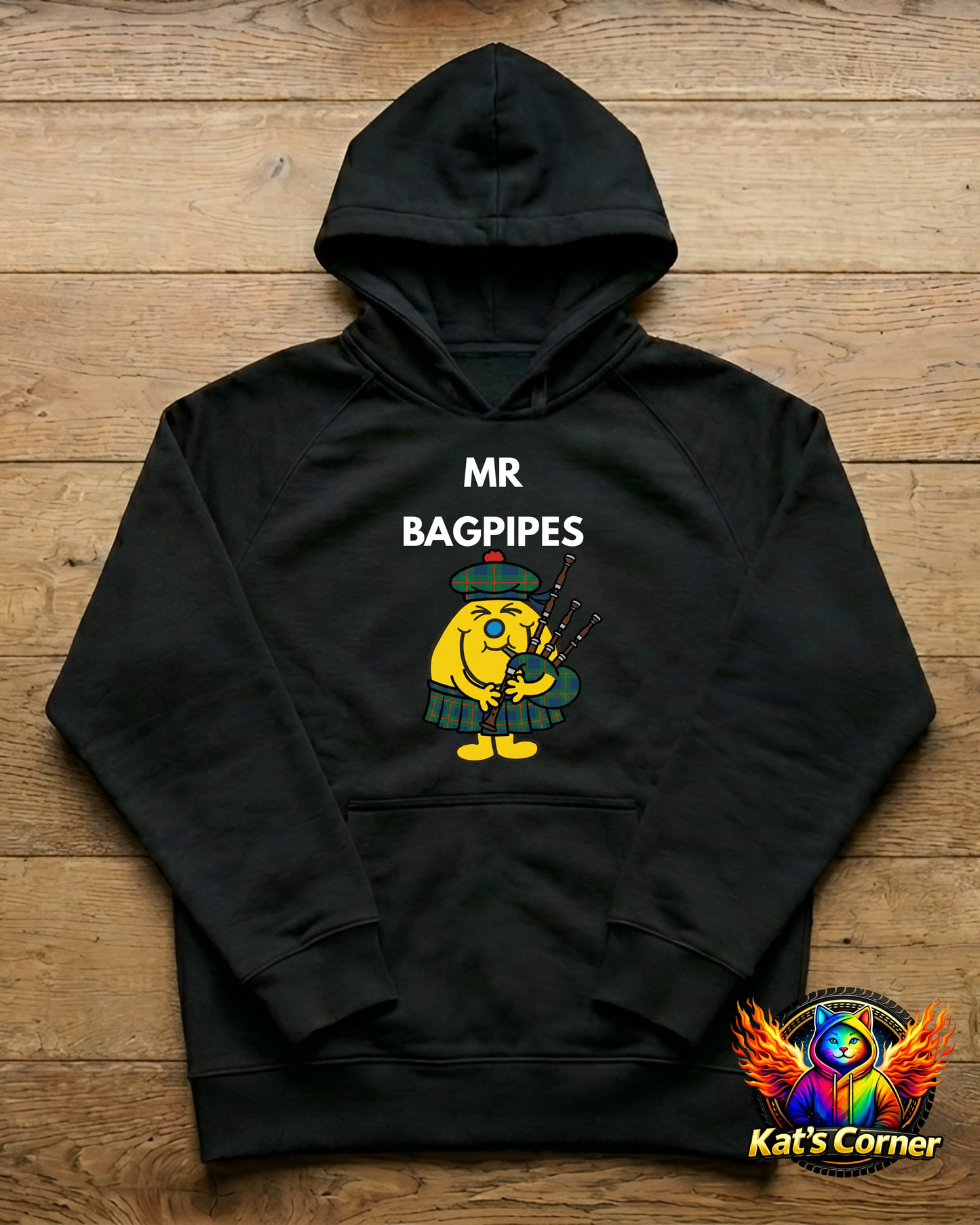 "Mr Bagpipes" Mens Hoodie