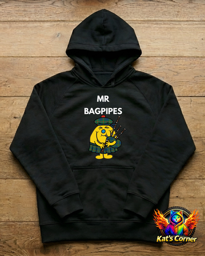 "Mr Bagpipes" Mens Hoodie