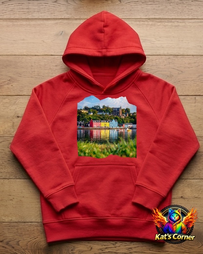 "Colours of Tobermory" Kids Hoodie