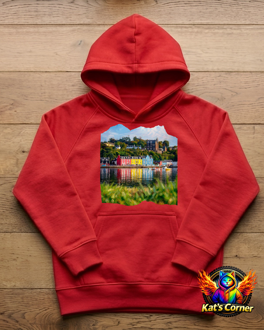 "Colours of Tobermory" Kids Hoodie